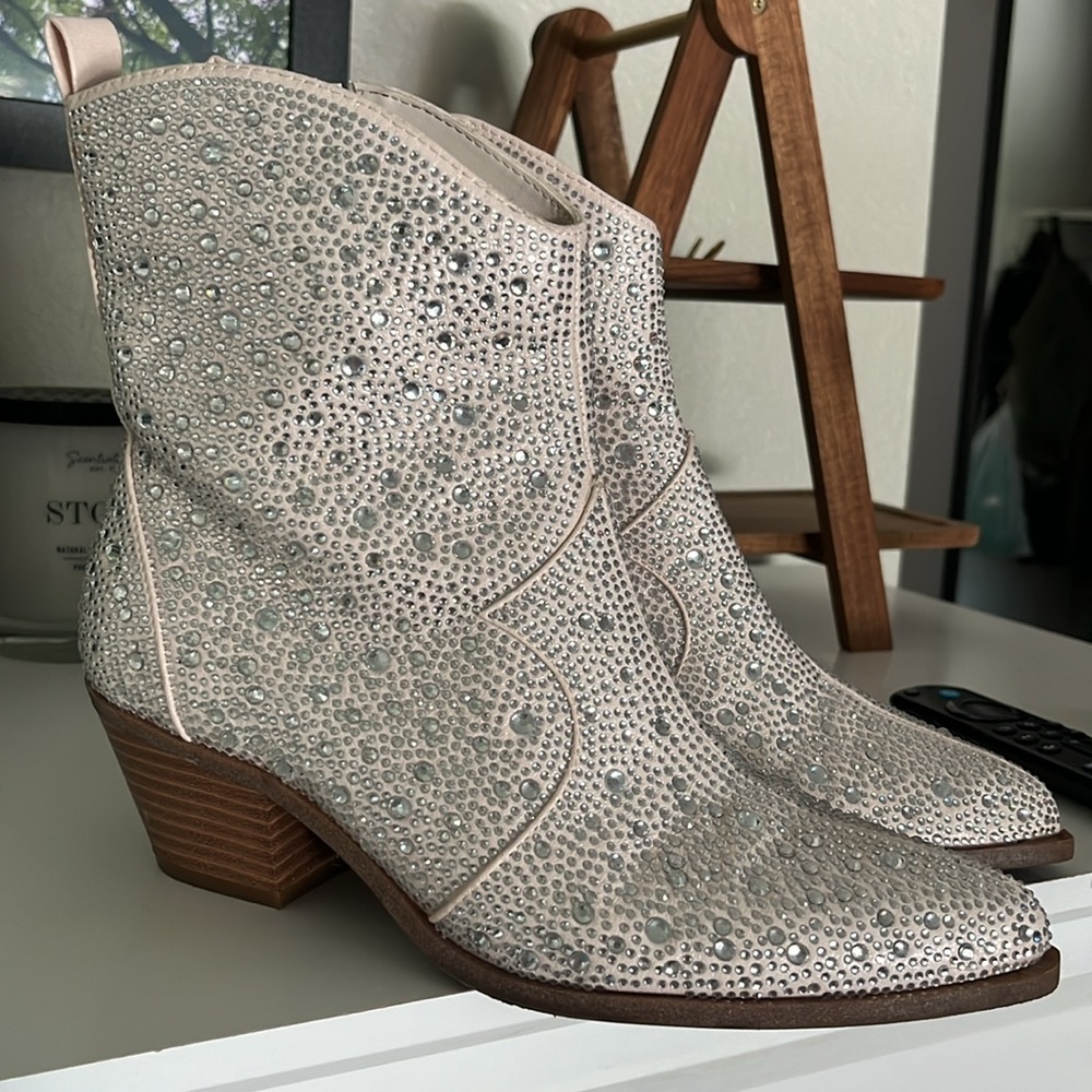 Rhinestone Booties - image 3